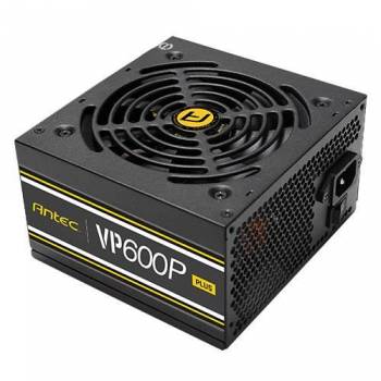 Блок живлення Antec Value Power VP600P Plus 600W,12cm fan,a/PFC,24+8,2xPeripheral,1xFDD,7xSATA,2xPCIe