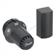 Термоголовка Danfoss FTC 5080 з виносним датчиком, регулювання 35-70 °C, чорна