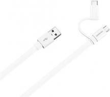 Кабель Huawei AP55S USB 2.0 to Type-C/micro USB White