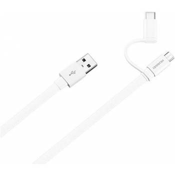 Кабель Huawei AP55S USB 2.0 to Type-C/micro USB White