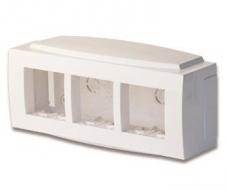 Модульна коробка DKC для ЕУВ "Brava", 6-мод., біла