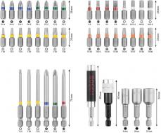 Набір біт Bosch Colored PromoLine, 43 шт.