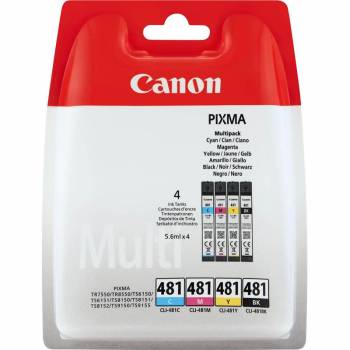 Комплект Canon No.481: Картридж Canon CLI-481 Cyan/Magenta/Yellow/Black Multi Pack