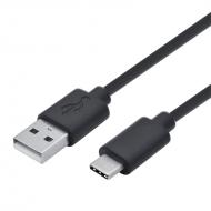 Кабель 2E USB 2.0 Type-C Cable Single Molding Type,Black, 1.5m