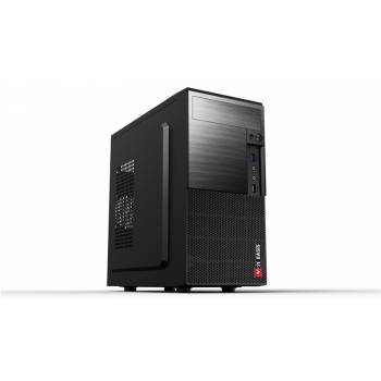 Корпус 2E BASIS (RD860) MiniT, Micro ATX,Mini ITX,2*USB3.0, сталь перфорацією(бок.панель),без БЖ,чорний