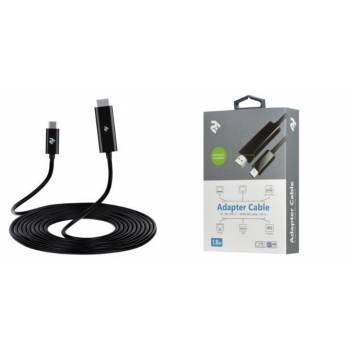 Кабель 2Е Type-C - HDMI (AM/AM), black, 1.8m