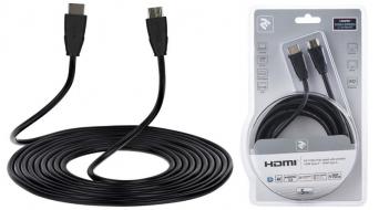 Кабель 2Е HDMI 2.0 (AM/AM),Molding Type,black, 5m