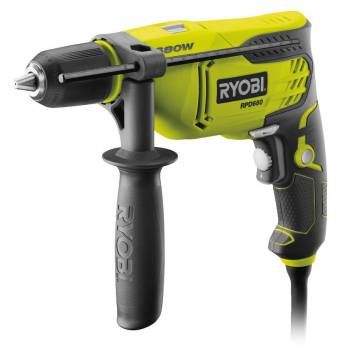 Дриль Ryobi ударний RPD680-K, 680 Вт, 13мм БЗП, 1.7кг