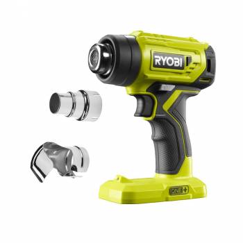 Фен будівельний Ryobi ONE+ R18HG-0 18В, 0 - 470°C, 170л/хв (без АКБ і ЗУ)