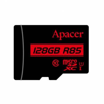 Карта памяті Apacer 128GB microSDHC C10 UHS-I R85MB/s + SD