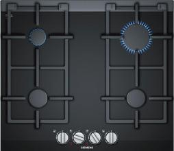 Вбудовувана газова поверхня Siemens ER6A6PD70R - Ш-60см./4 конфорки/чавун/символьні дисплеї/чорне скло