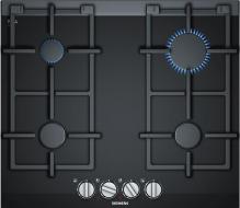 Вбудовувана газова поверхня Siemens ER6A6PD70R - Ш-60см./4 конфорки/чавун/символьні дисплеї/чорне скло