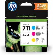 Картридж HP No.711 DesignJet 120/520 CYM (3*28ml) Tri-Pack